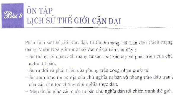 Trả lời câu hỏi và bài tập 1 2 3 4 5 bài 8 trang 46 sgk Lịch sử 11