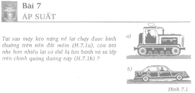 Trả lời câu hỏi C1 C2 C3 C4 C5 Bài 7 trang 25 26 27 sgk Vật lí 8