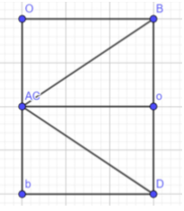 Vẽ và cắt từ giấy một hình thoi tùy ý. Sau đó cắt hình thoi theo